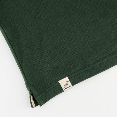 Springboks Heritage Green Polo: Classic Fit, Heavyweight Cotton, Small Badge
