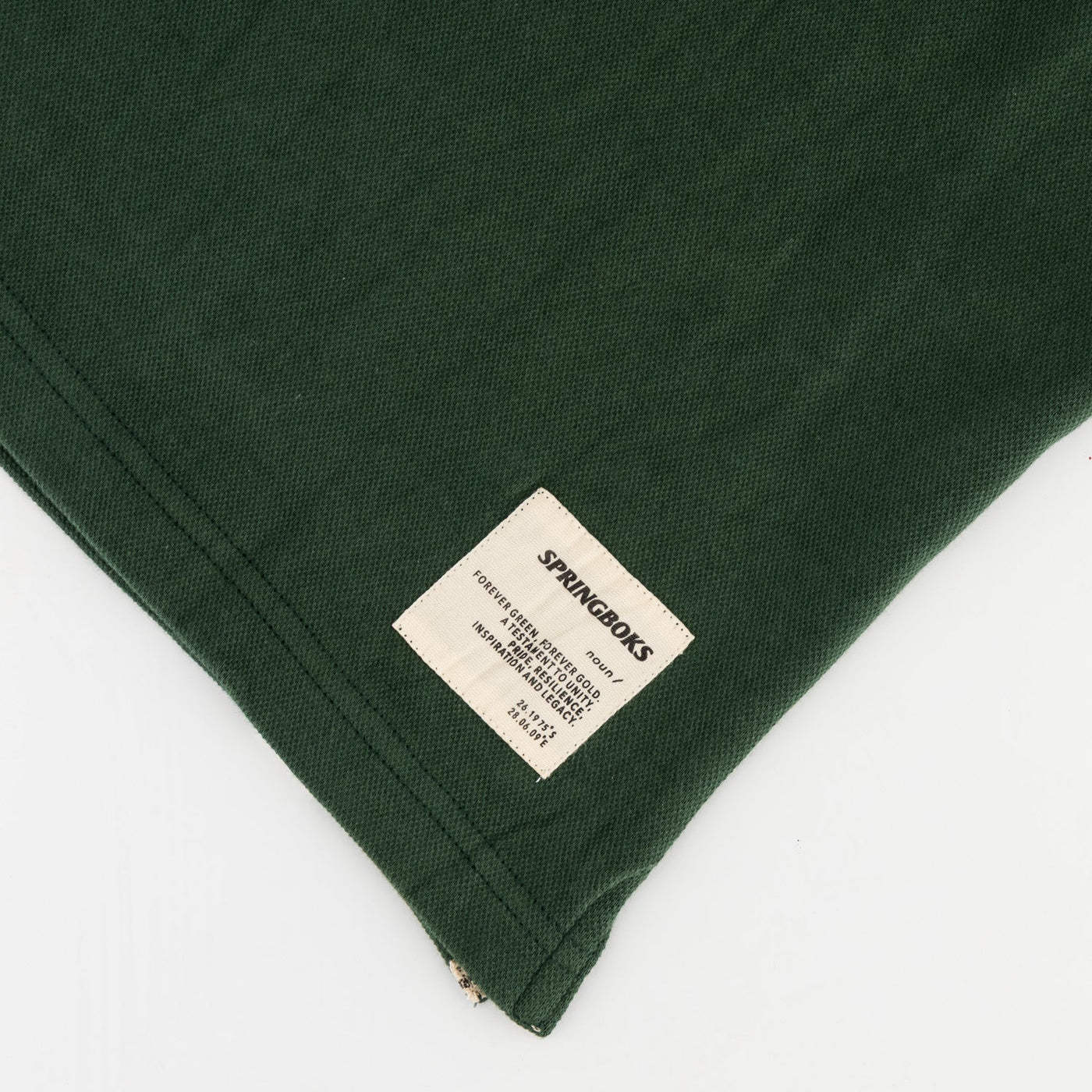 Springboks Heritage Green Polo: Classic Fit, Heavyweight Cotton, Small Badge