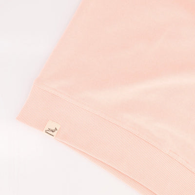 Springboks Ladies Rose Quartz Metal Rivet Crew Sweatshirt - Premium Cotton Comfort