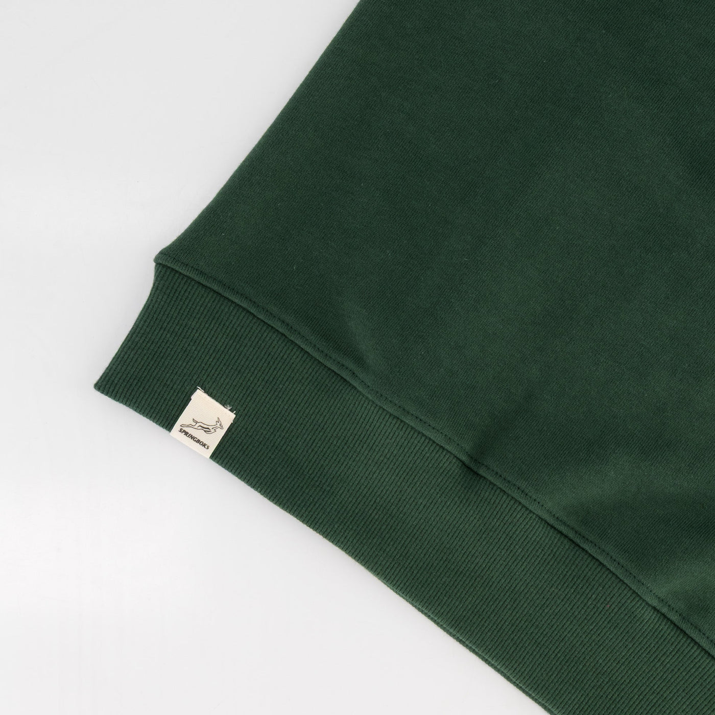 Springboks Rugby National Badge Crew Neck Sweatshirt - OS Green Comfort