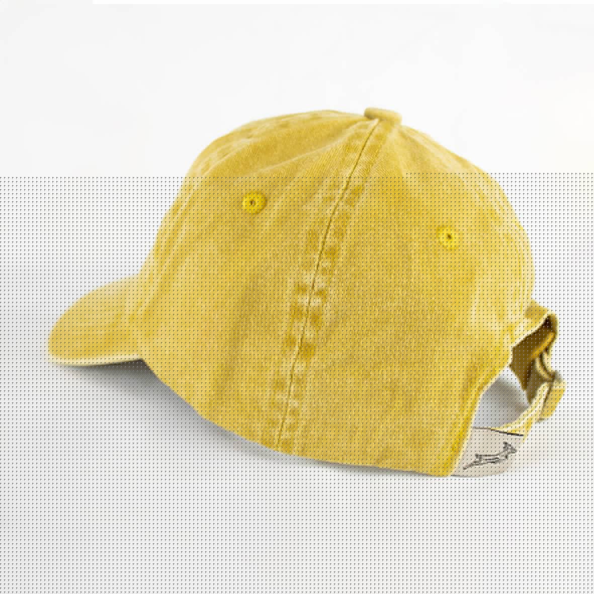 Springboks Rugby Fan Natural Embroidered Dad Cap - Mustard Yellow, Adjustable