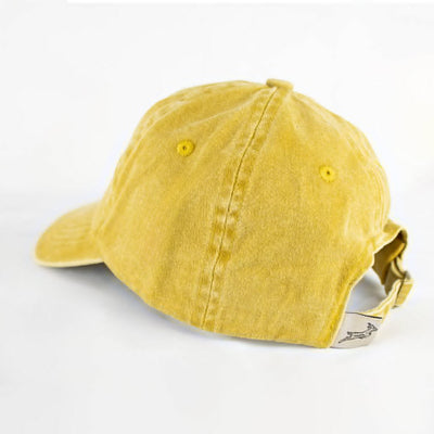 Springboks Rugby Fan Natural Embroidered Dad Cap - Mustard Yellow, Adjustable