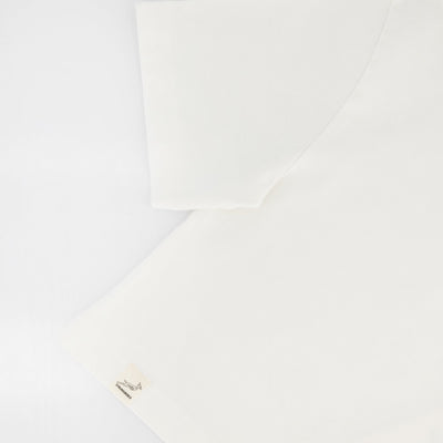 Springboks Ladies Boxy Crew Tee: White Cropped Cotton Rugby Fan Top