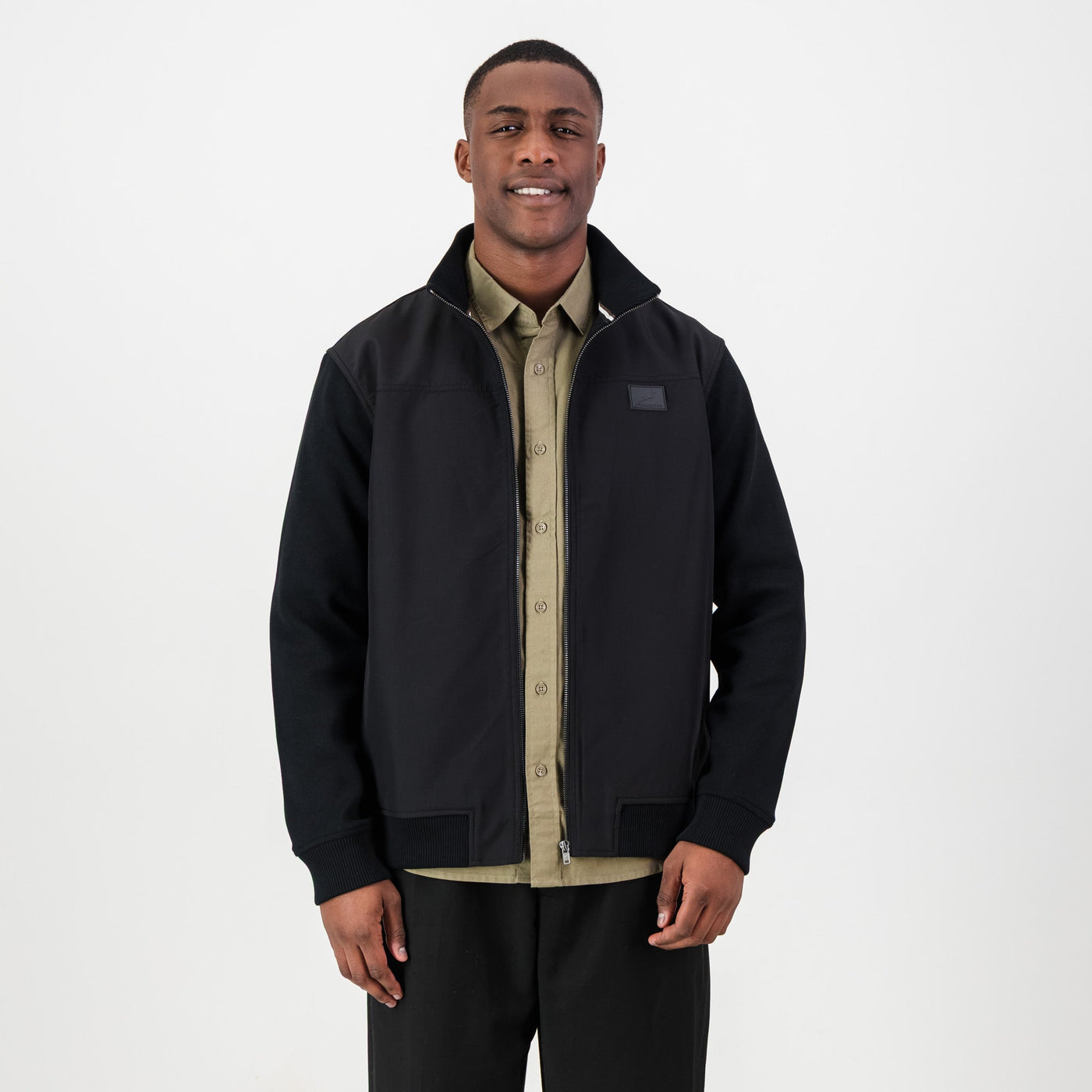 Springboks Black Premium Soft Shell Jacket: Wind-Resistant, Flexible, Ultimate Fan Gear