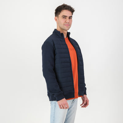 Official Springboks Navy Quilted Knit Shell Jacket: Warm, Durable, Performance-Ready Fan Gear