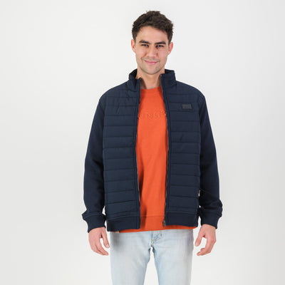Official Springboks Navy Quilted Knit Shell Jacket: Warm, Durable, Performance-Ready Fan Gear