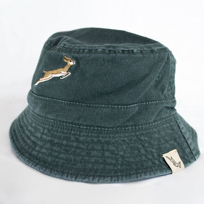 Springboks Reversible Cotton Twill Bucket Hat - Green & Navy Fan Gear