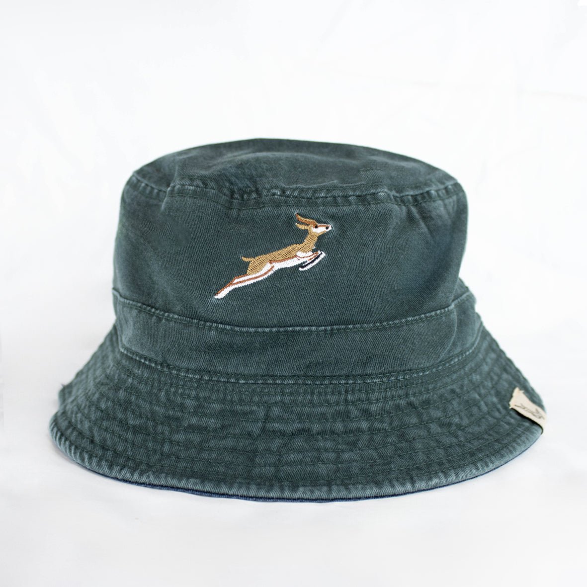 Springboks Reversible Cotton Twill Bucket Hat - Green & Navy Fan Gear