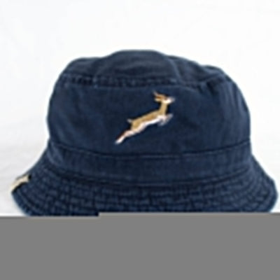 Springboks Reversible Bucket Hat: Green & Navy, One Size Fits All