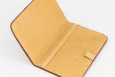 Premium Full-Grain Leather Springboks Scorebook - Dark Brown Rugby Fan Essential