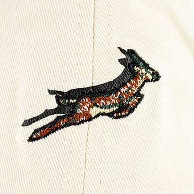 Springboks Ivory Shadow Pop Dad Cap - Premium Cotton Twill Adjustable