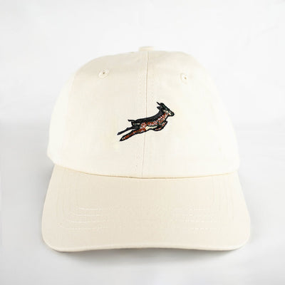 Springboks Ivory Shadow Pop Dad Cap - Premium Cotton Twill Adjustable