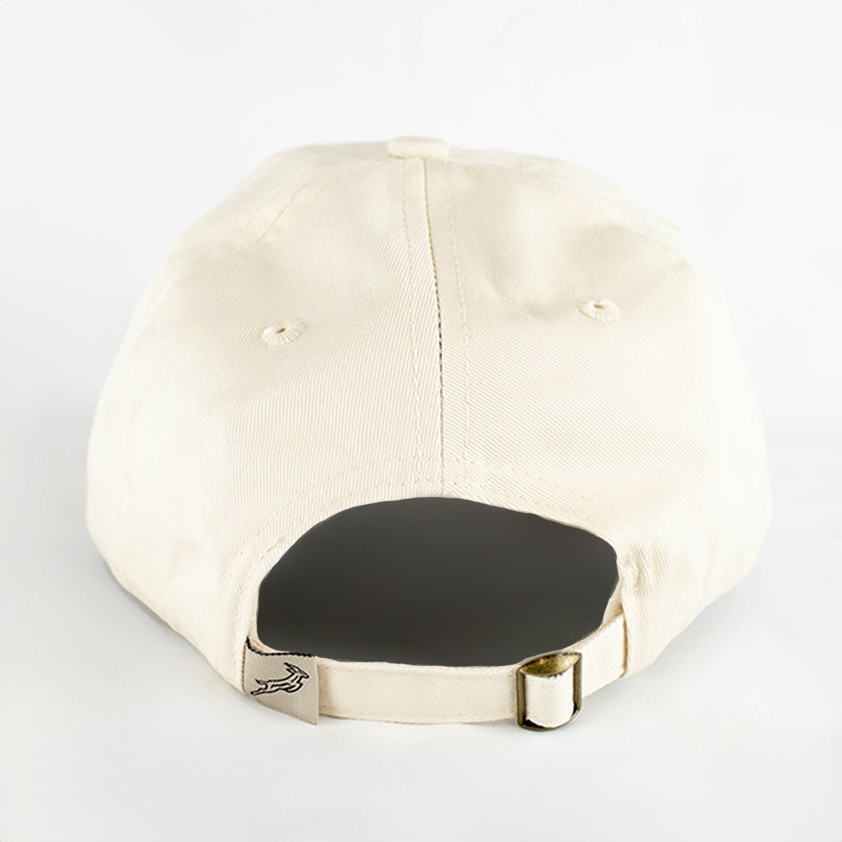 Springboks Ivory Shadow Pop Dad Cap - Premium Cotton Twill Adjustable