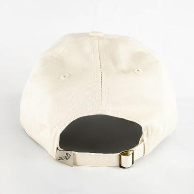 Springboks Ivory Shadow Pop Dad Cap - Premium Cotton Twill Adjustable