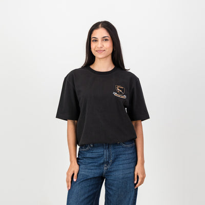 Springboks Shield Badge Regular Crew Neck Tee: Soft Cotton Fan Apparel