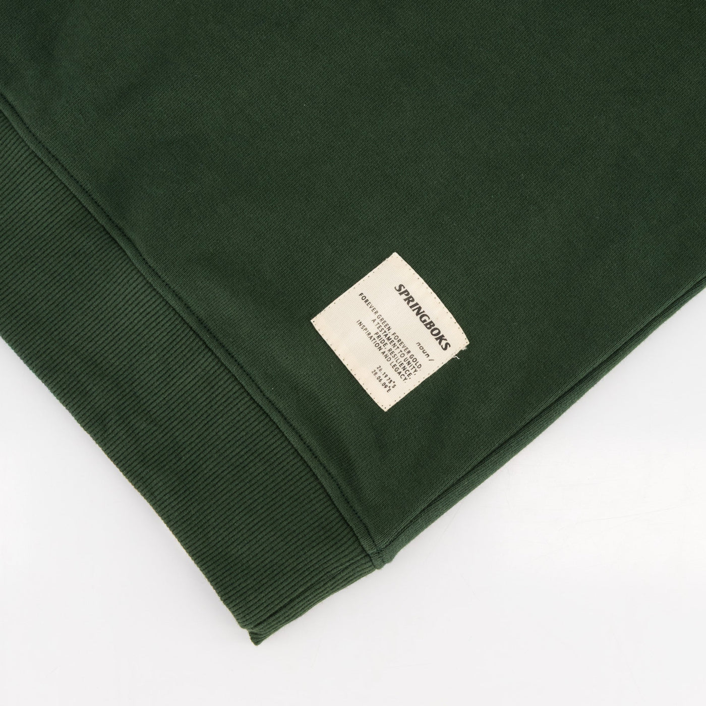 Official Springboks Shield Crew Sweat - Heavyweight Cotton French Terry