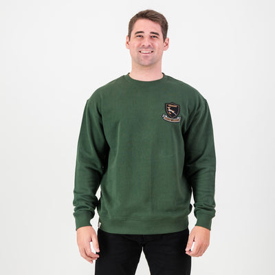 Official Springboks Shield Crew Sweat - Heavyweight Cotton French Terry