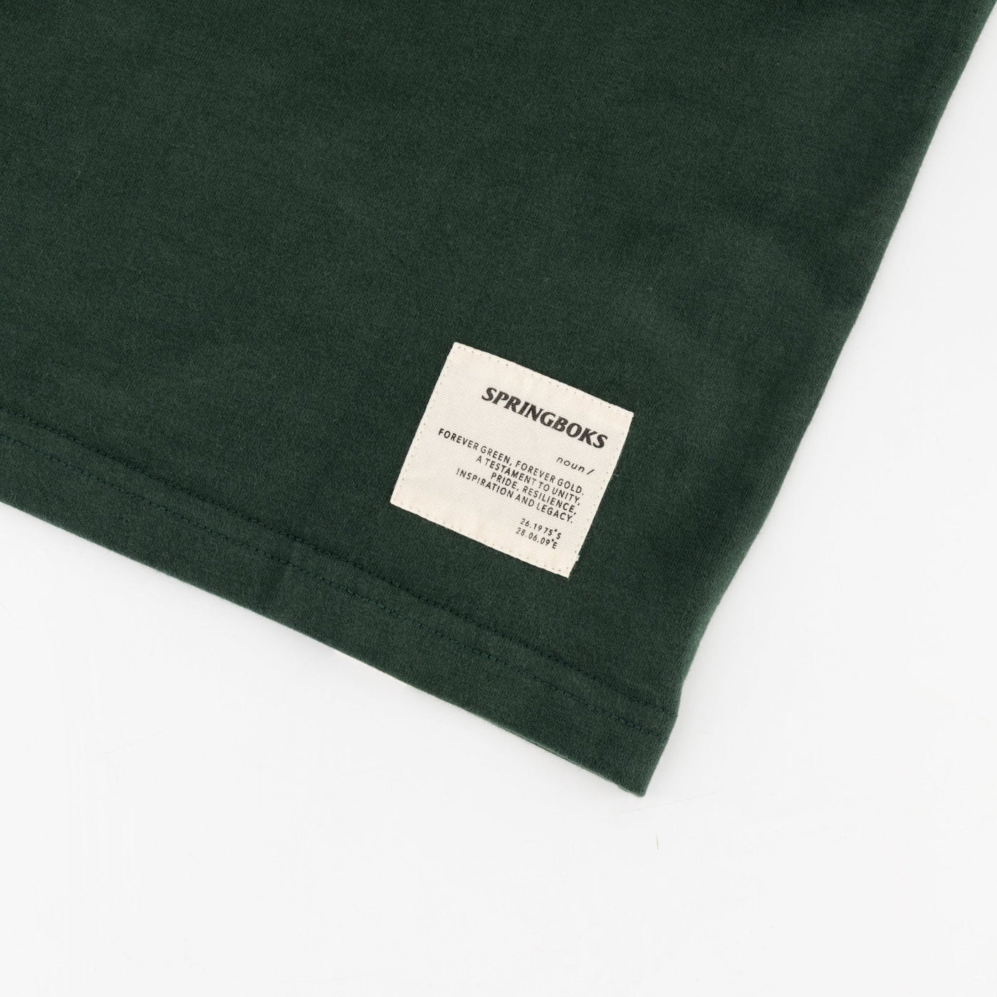 Official Springboks Rugby Shield Logo Crew Neck Tee for Fanatics