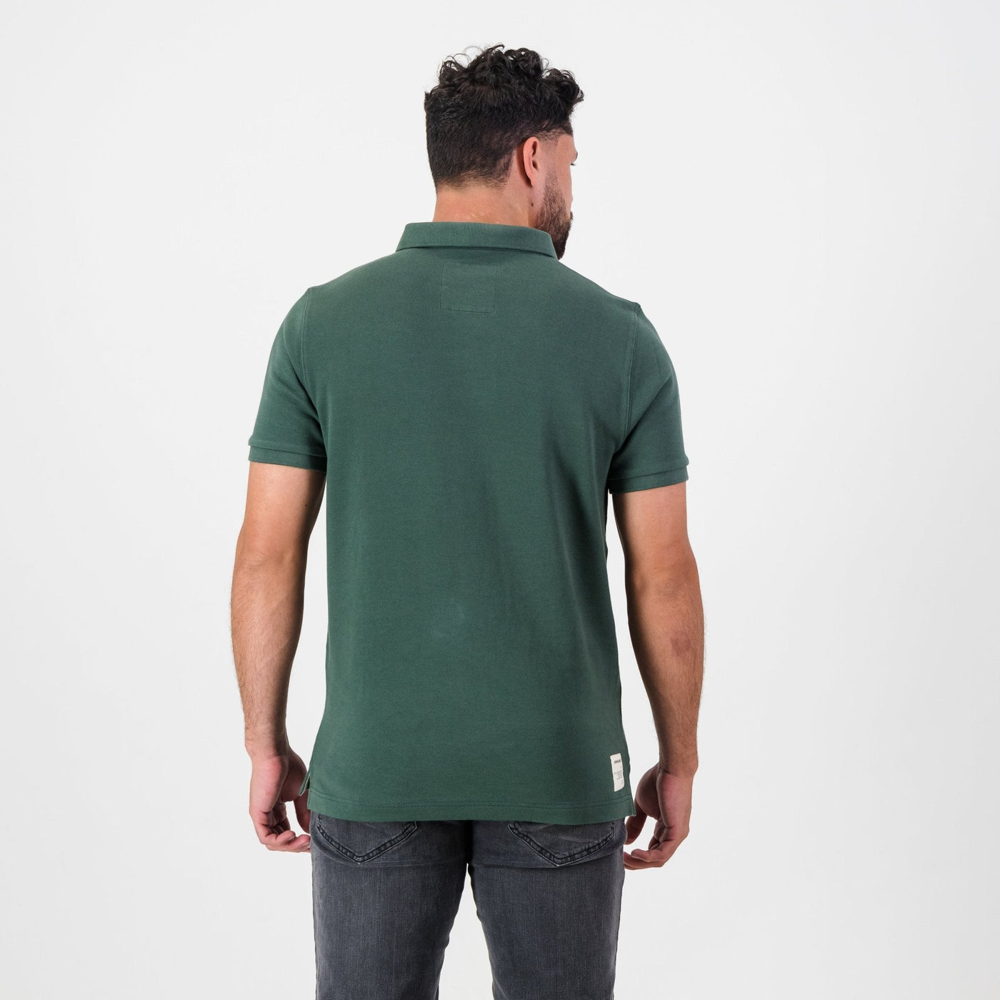Springboks Shield Polo: Classic Green 100% Cotton Pique Rugby Fan Shirt