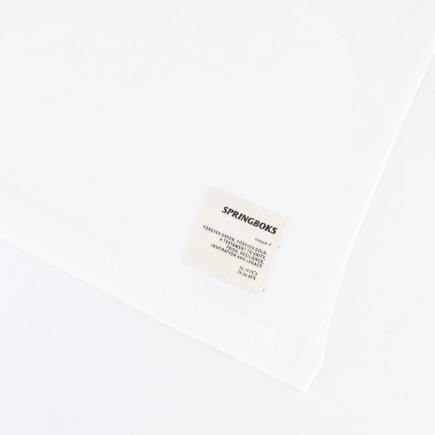Springboks Infill Crew Tee: Soft Cotton Rugby Fan Tee, Iconic Doodle Design