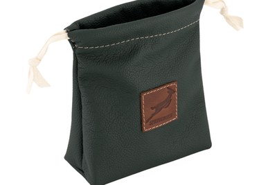 Premium Springboks Leather Drawstring Pouch - OS Green Golf Tee Bag