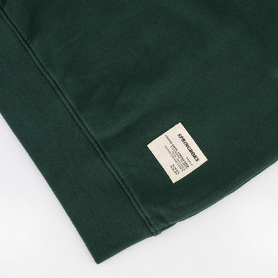 Springboks Rugby Fan Quarter Zip Sweatshirt - OS Green Heavyweight Cotton