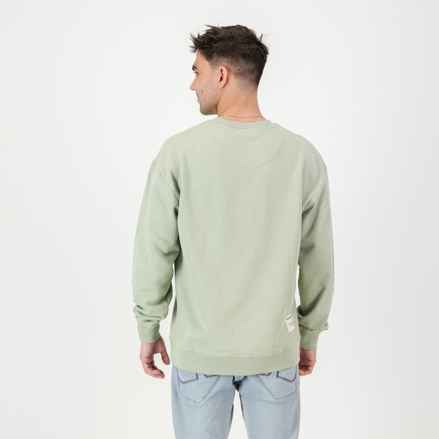 Springboks Desert Sage Crew Sweatshirt - Premium Cotton French Terry Rugby Fanwear