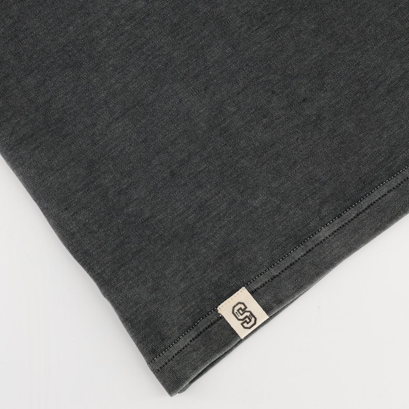 Stillknocks Turb Grey Acid Wash Boxy Crew Tee for Relaxed Streetwear Style