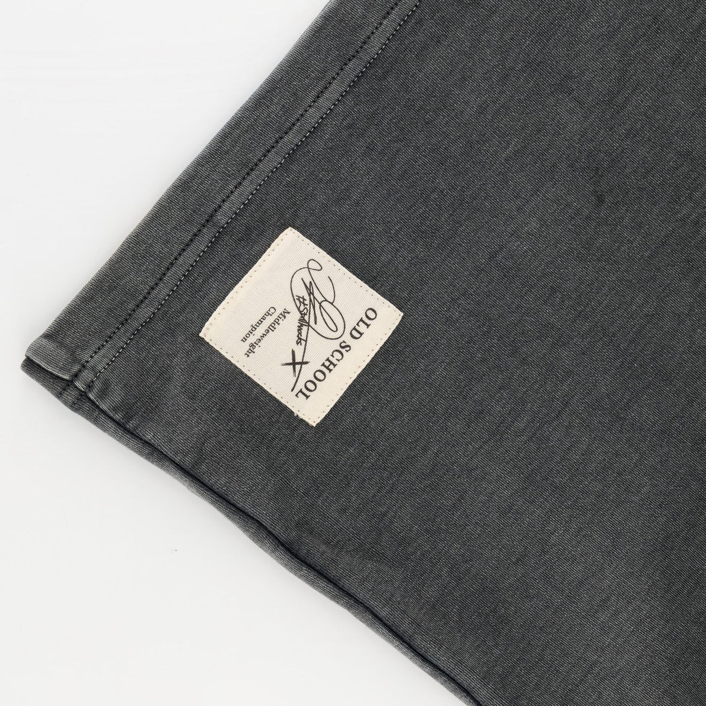 Stillknocks Turb Grey Acid Wash Boxy Crew Tee for Relaxed Streetwear Style
