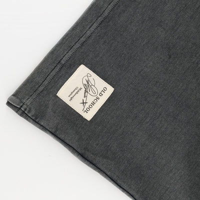Stillknocks Turb Grey Acid Wash Boxy Crew Tee for Relaxed Streetwear Style