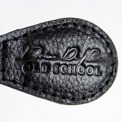 Durable Black Pebbled Leather Key Ring - Stillknocks Dricus Du Plessis Signature