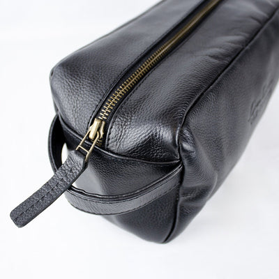 Luxury Full-Grain Leather Vanity Bag: Stylish, Durable, and Travel-Ready Organizer