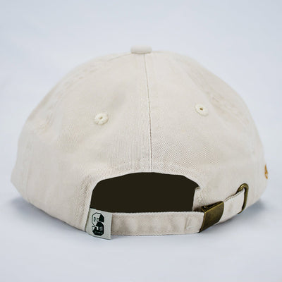 Iconic Stillknocks S Dad Cap: Ivory, Embroidered Felt Badge Fan Gear