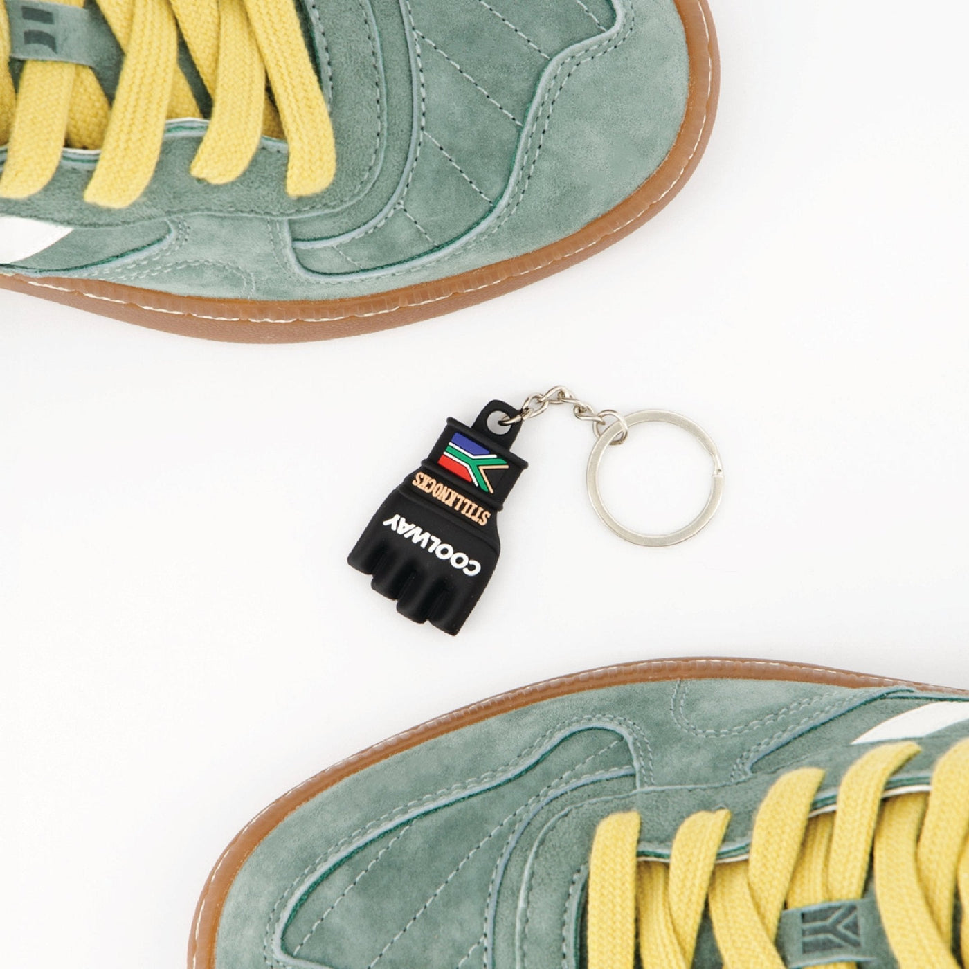 Limited-Edition Stillknocks Coolway Old School Forest Green Suede Sneakers