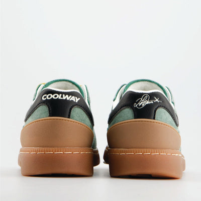 Limited-Edition Stillknocks Coolway Old School Forest Green Suede Sneakers