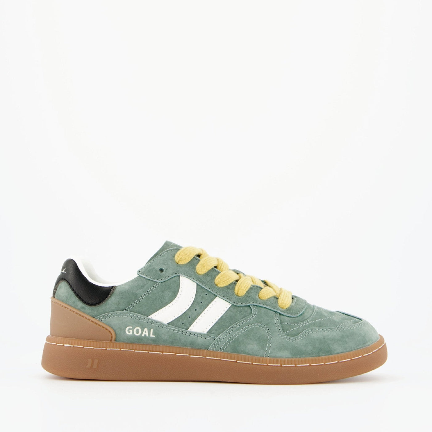 Limited-Edition Stillknocks Coolway Old School Forest Green Suede Sneakers