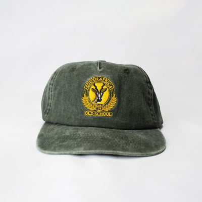 Old School Heritage Cap: Premium Cotton, Embroidered, Adjustable Strap, Classic Style