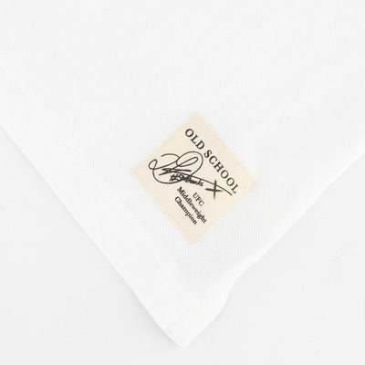 Stillknocks Real DDP Short Sleeve Polo Shirt - Premium Cotton Pique White